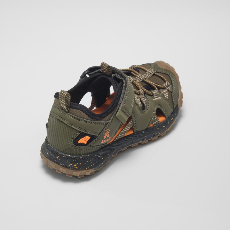 DARK OLIVE,OLIVE FONCÉ : Drift - Kids' Closed-Toe Sandals Inside View