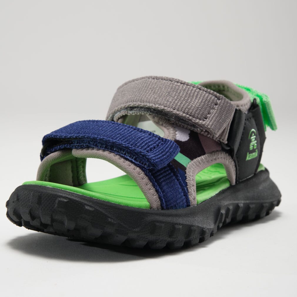 BLACK/CHARCOAL,NOIR/CHARBON : Harbor T - Toddlers' Open-Toe Sandals Top View