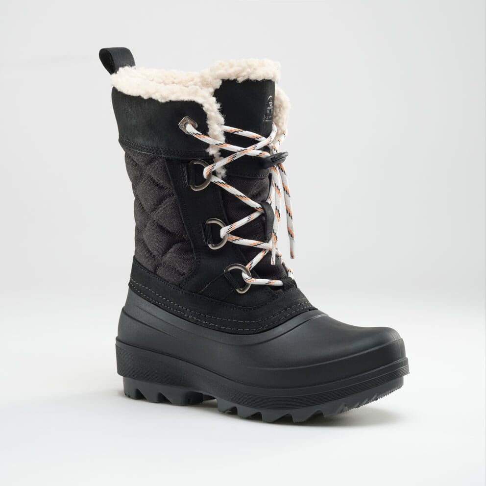 Kids black winter boots hotsell