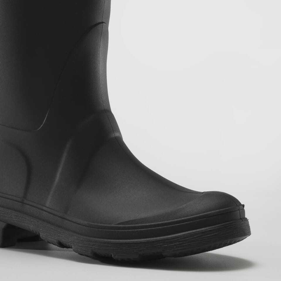 BLACK,NOIR : Raindrops - Kids' Rain Boots Inside View