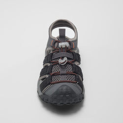 CHARCOAL,CHARBON : Ripple - Kids' Closed-Toe Sandals Top View