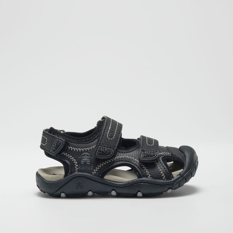 BLACK,NOIR : Seaturtle 2 -  Kids' Closed-Toe Sandals Sole View