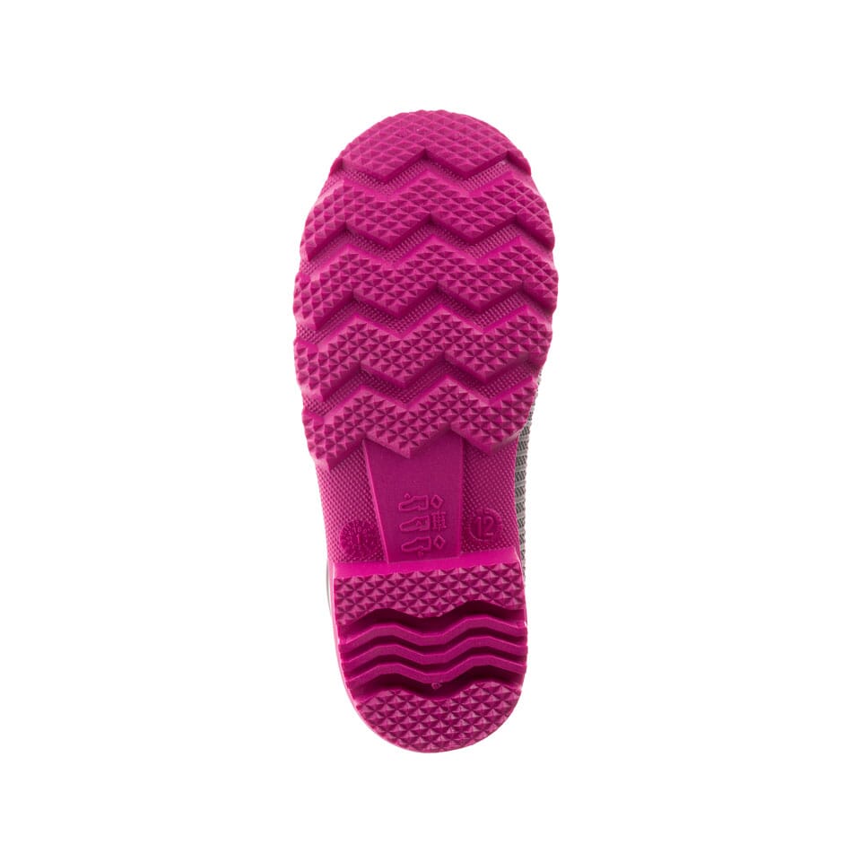 CHARCOAL/MAGENTA,CHARBON/MAGENTA : STOMP (Toddlers) Sole View