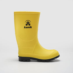 YELLOW/BLACK SOLE,JAUNE : Stomp - Kids' Rain Boots Top View