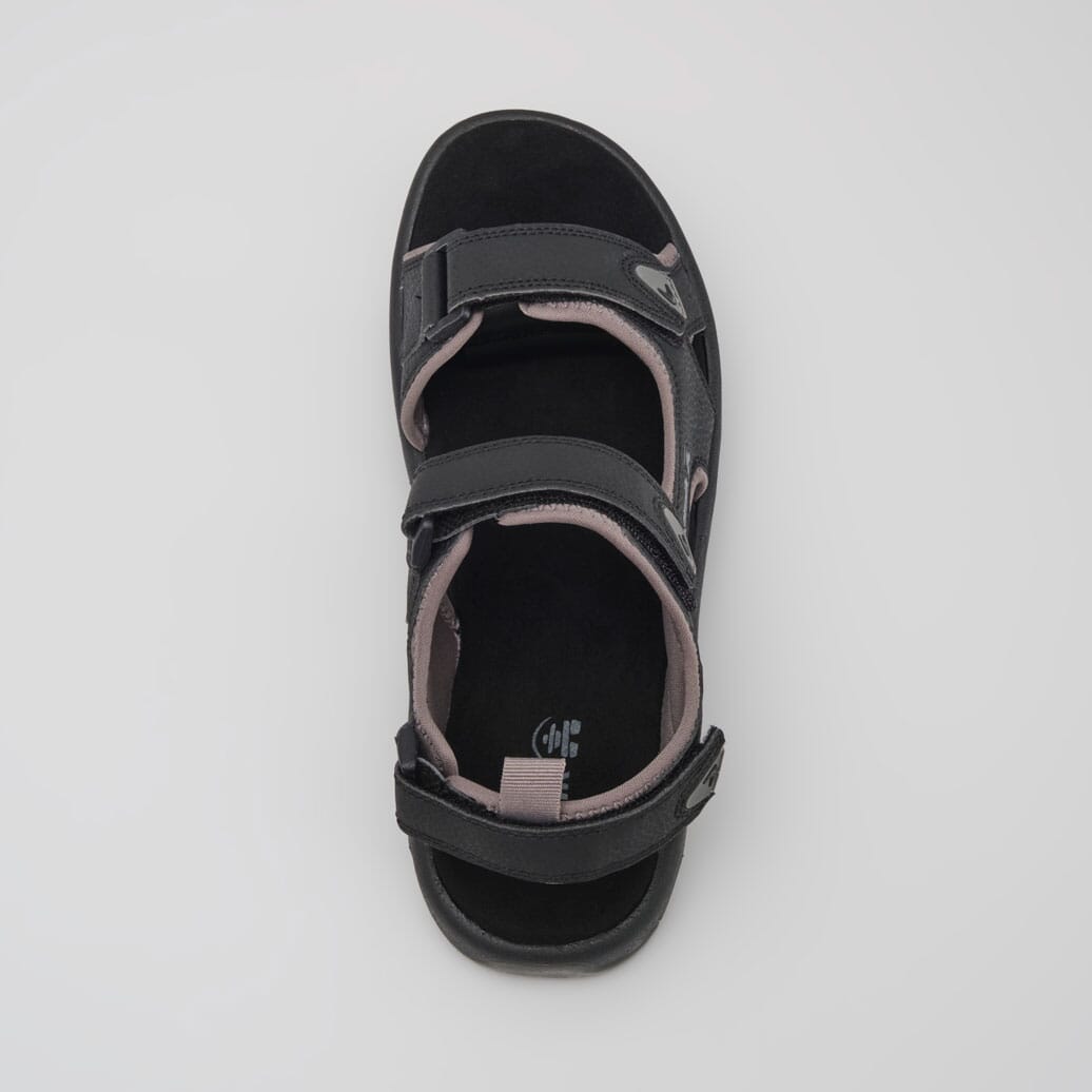 BLACK,NOIR : Kibo - Men's Sandals Sole View