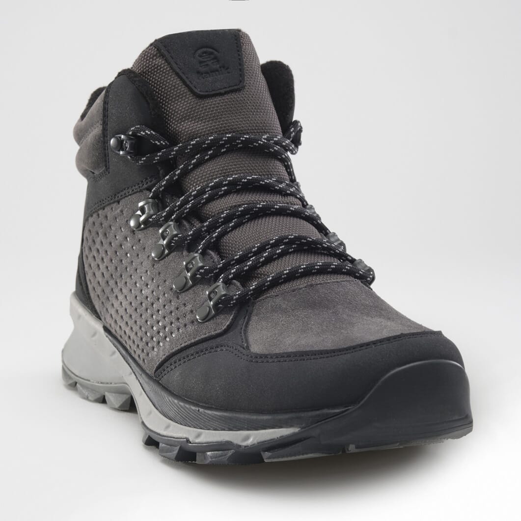 DARK GREY,GRIS FONCÉ : Men's TREK SNOW MID Front View