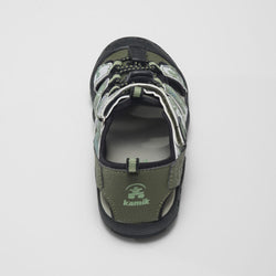 OLIVE,OLIVE : Crab Print - Toddlers Closed-Toe Sandals Alternate View