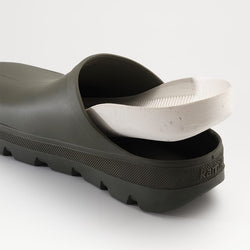 DARK OLIVE,OLIVE FONCÉE : Nova - Slip-On Clogs Inside View