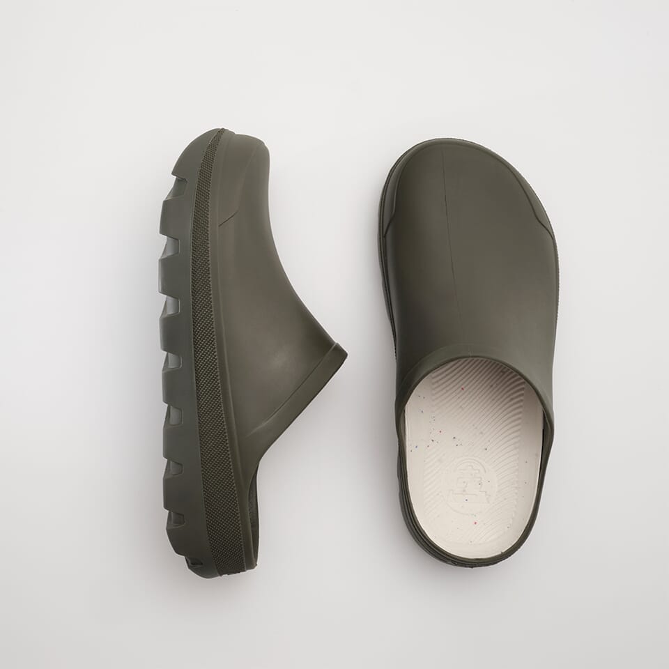 DARK OLIVE,OLIVE FONCÉE : Nova - Slip-On Clogs Lifestyle