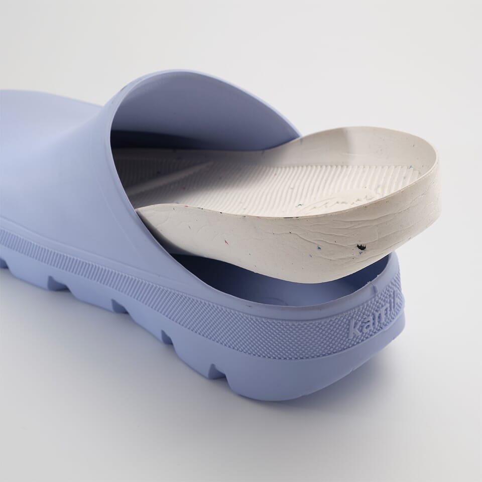 LIGHT BLUE,BLEU PÂLE : Nova - Slip-On Clogs Inside View